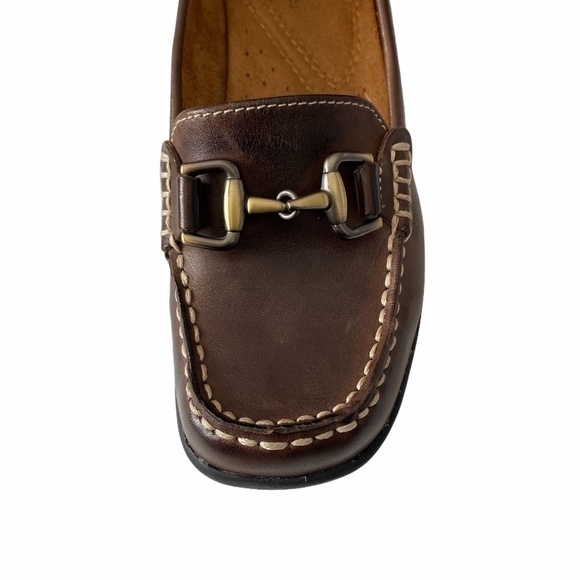 Naturalizer Brown Leather Slip On Shoes‎ Sz. 7W - Picture 8 of 8
